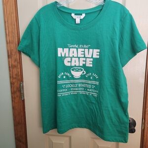 Maeve Cafe green Anthropologie Shirt St Pattys Day ■NWT sz Large